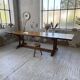Table en chêne 3m 1950 avec ses allonges