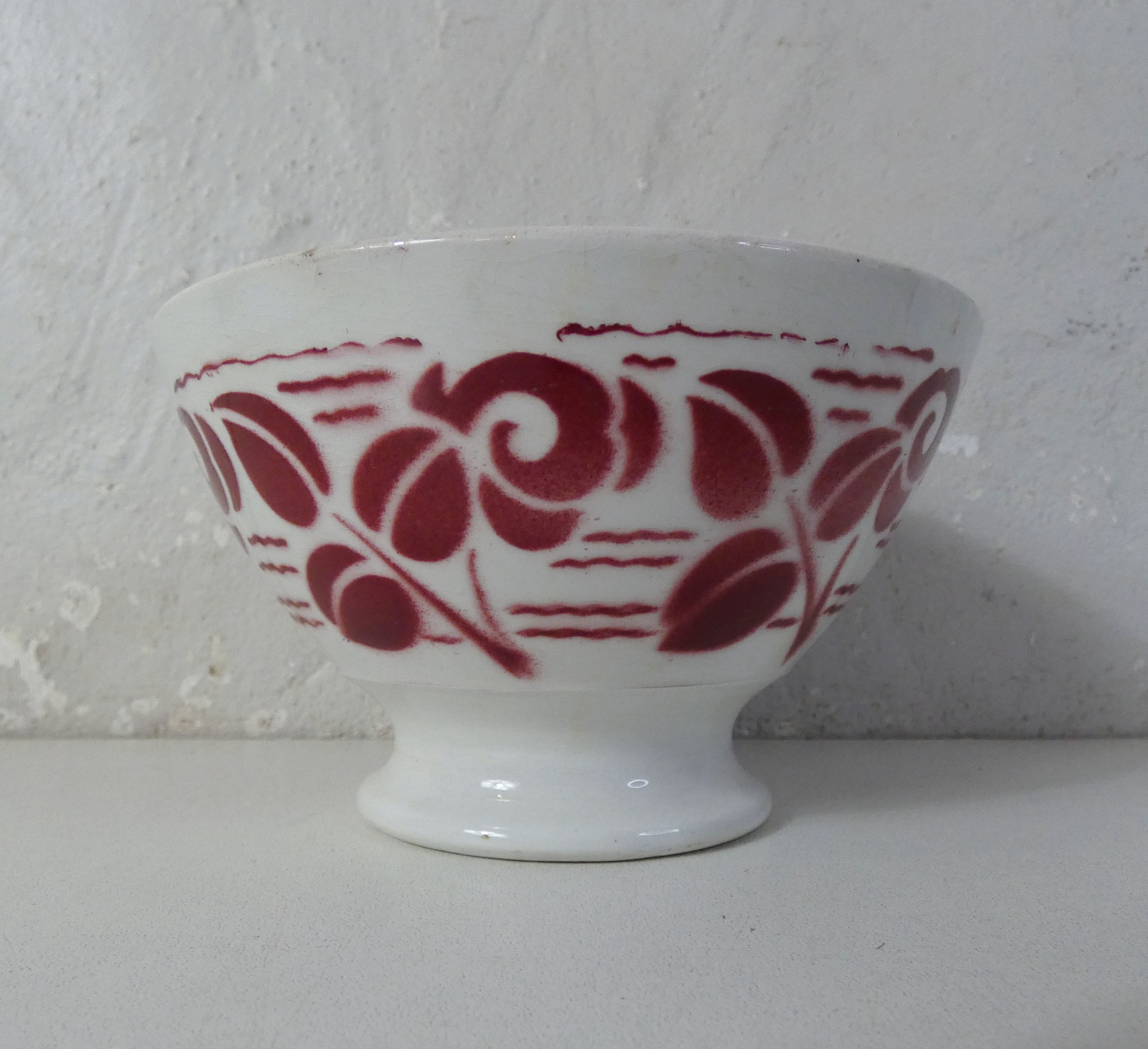 Old little faience bowl