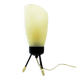 Pop art glass bedside lamp, Poland, 1960s