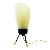 Pop art glass bedside lamp, Poland, 1960s