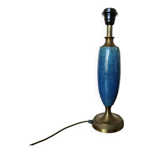 Lampe en céramique craquelée