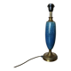 Blue and bronze crackle ceramic lamp