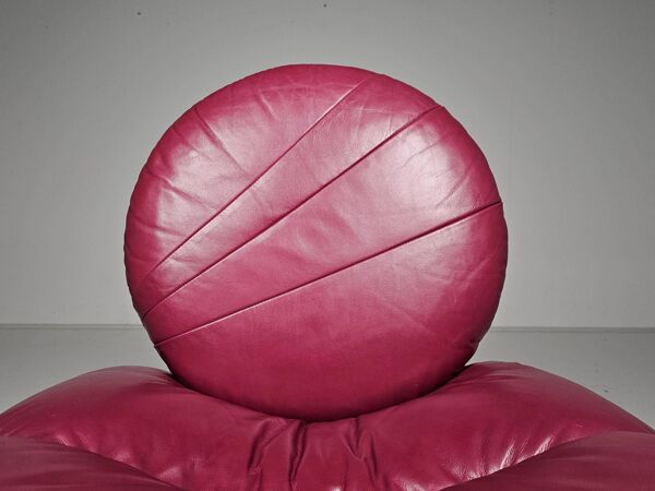Fauteuil Calypso rose de Vittorio Introini pour Saporiti, Italie, 1970