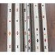 Vintage Turkish Hand-Knotted Wool Cotton White Kilim Runner Rug 65x140