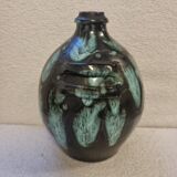 Vase ball with handles art deco year 30