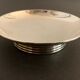 Baguier Christian Dior in silver metal art deco style