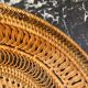 Braided straw basket