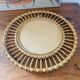 Rattan mirror