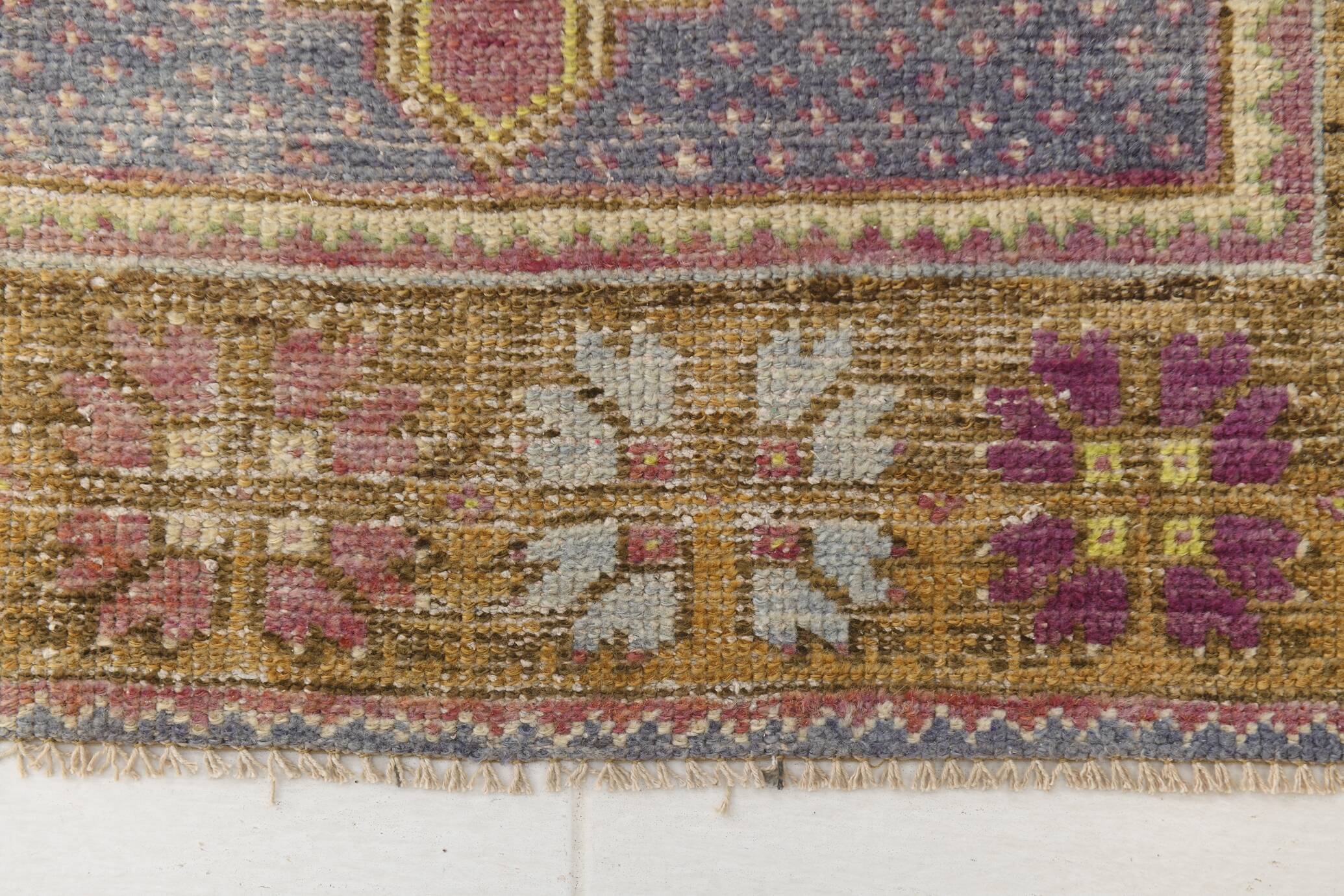 3x10 Aesthetic Geometric Turkish Vintage Runner Rug, 92x316Cm