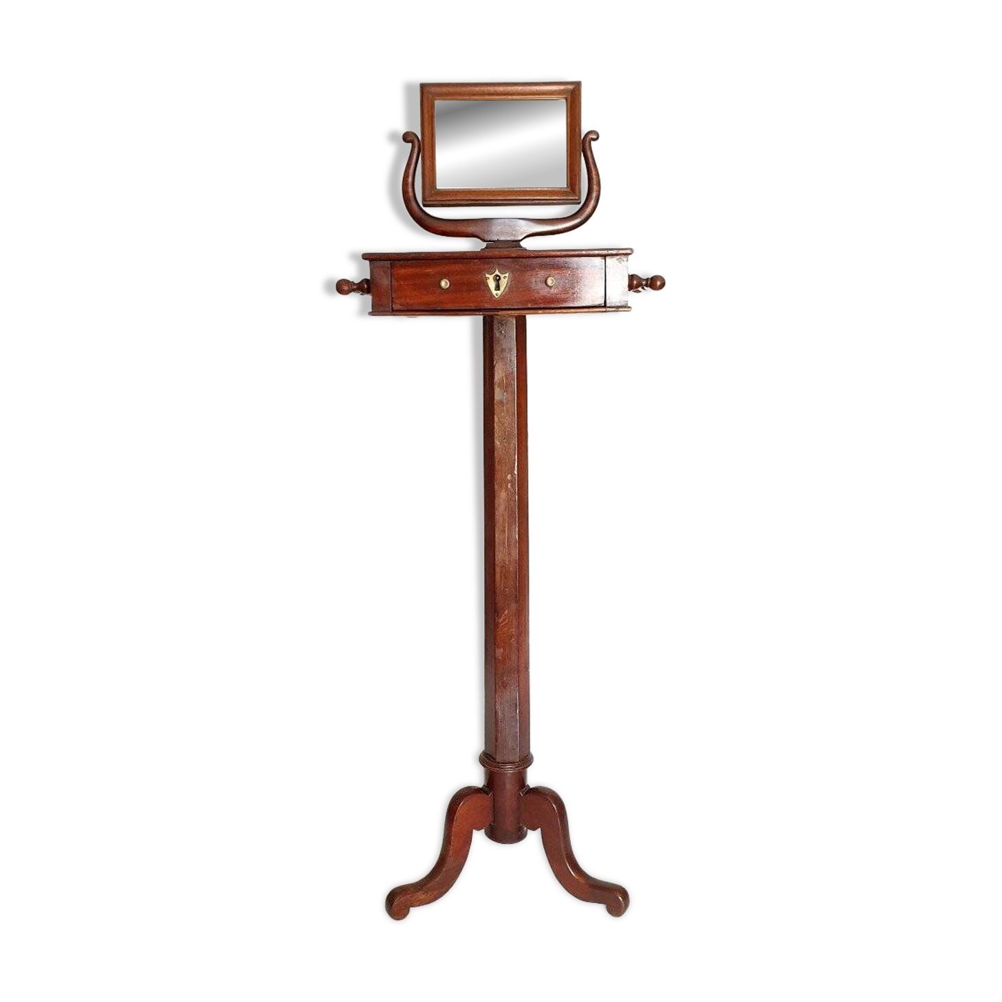 19th century mahogany barber's chair