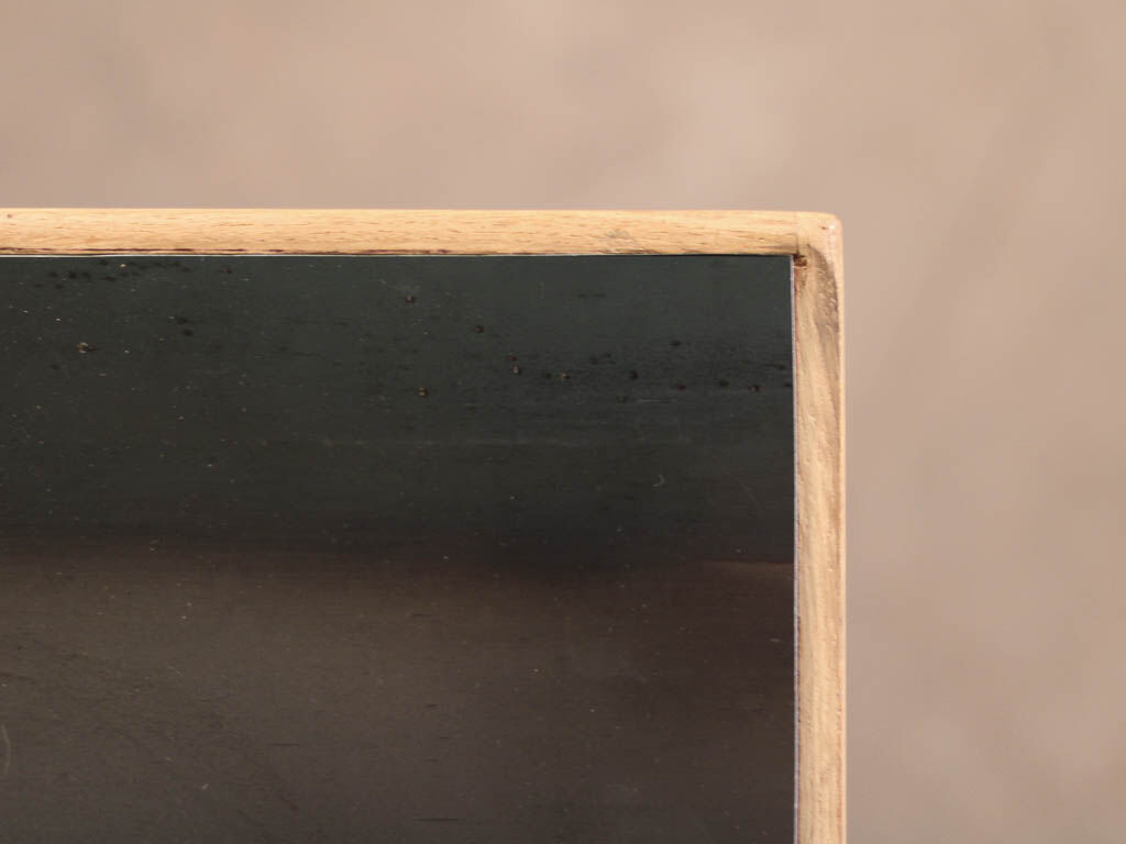 Solid wooden steel tray counter