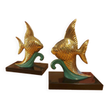 Pair of fish bookends