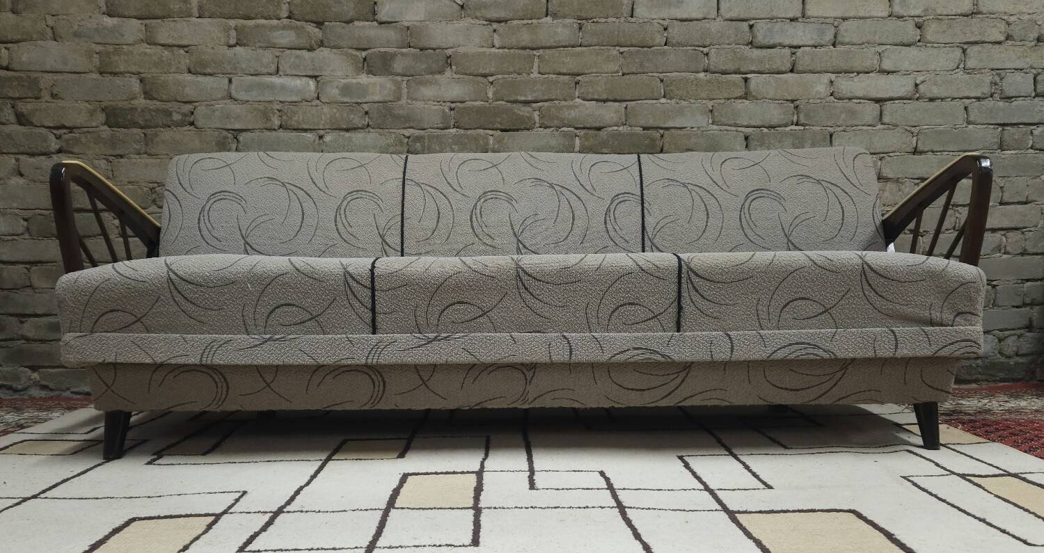 Vintage 1950s daybed sofa