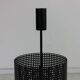 Minimalistic dutch design perforated metal umbrella stand