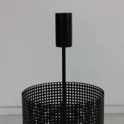 Minimalistic dutch design perforated metal umbrella stand