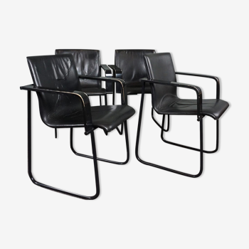 Set of 4 dining chairs Castelijn Dutch design