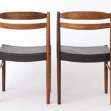 2 Vintage Dining Chairs 1960s, by Albert Johansson & Söner, Hyssna, Sweden