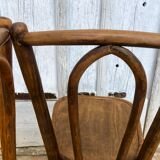 Baumann curved wood bistro chairs