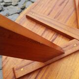 Round wooden coffee table