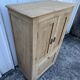 Solid oak storage unit – Contemporary country style
