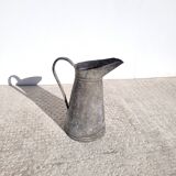 Old vintage zinc pitcher