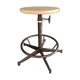 Tabouret d'atelier réglable circa 1970