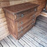 Antique chest of drawers with marble top