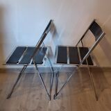 Pair of folding chairs, 1980s