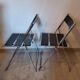 Pair of folding chairs, 1980s