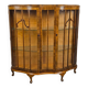 Art Deco display cabinet in walnut from the 1930s.