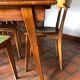 Table et chaises scandinave vintage