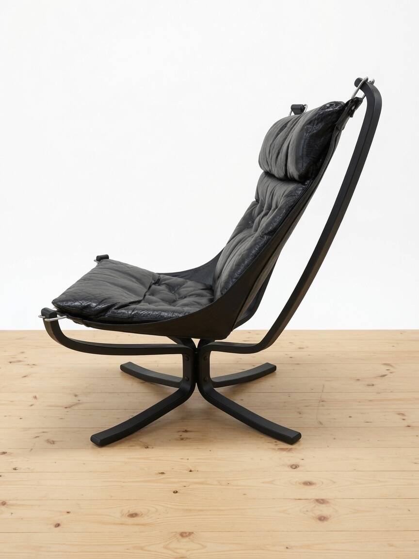 Fauteuil Falcon par Sigurd Ressell pour Vatne Møbler, Norvège.