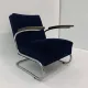 Chromed Bauhaus armchair Type S-411 by W. Gispen for Mücke Melder, 1930s