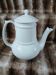 White ceramic coffee pot
