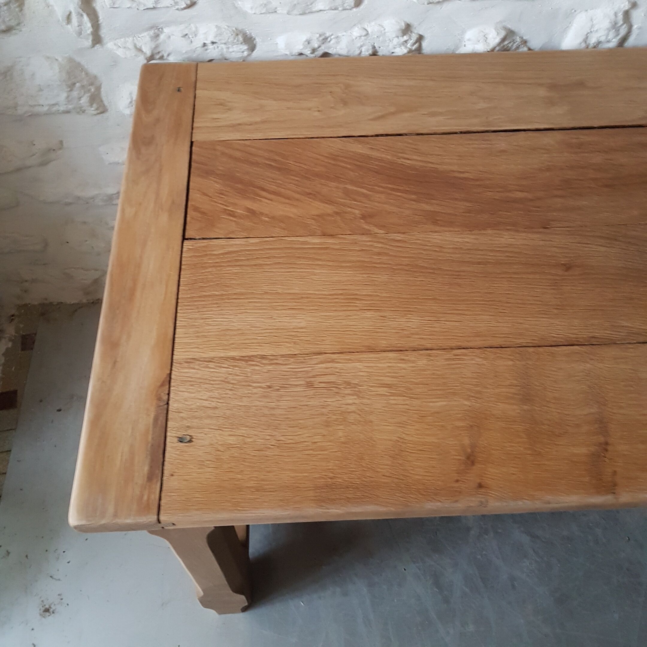 Restored farm table