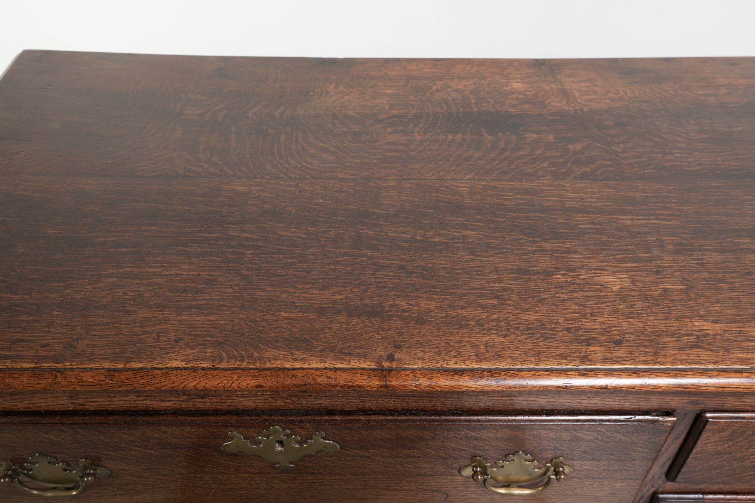 Buffet anglais en chêne antique du XVIIIe siècle / Commode anglaise basse