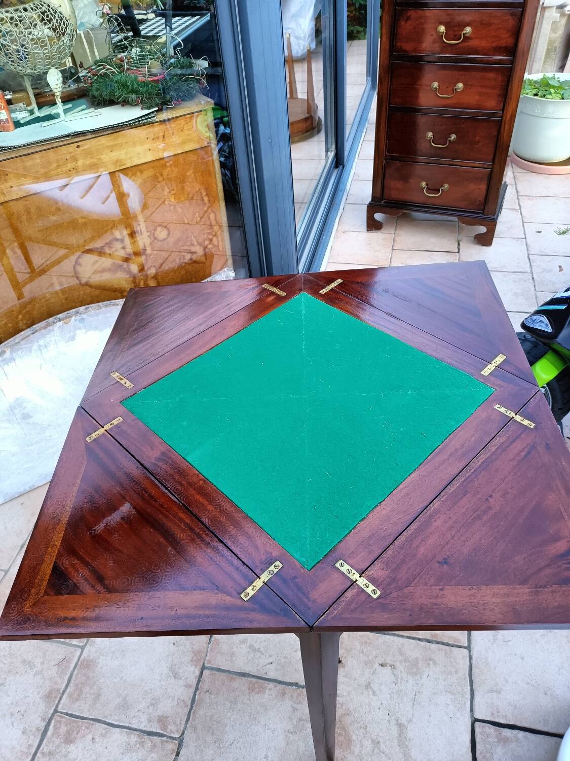 Antique Louis XVI style games table