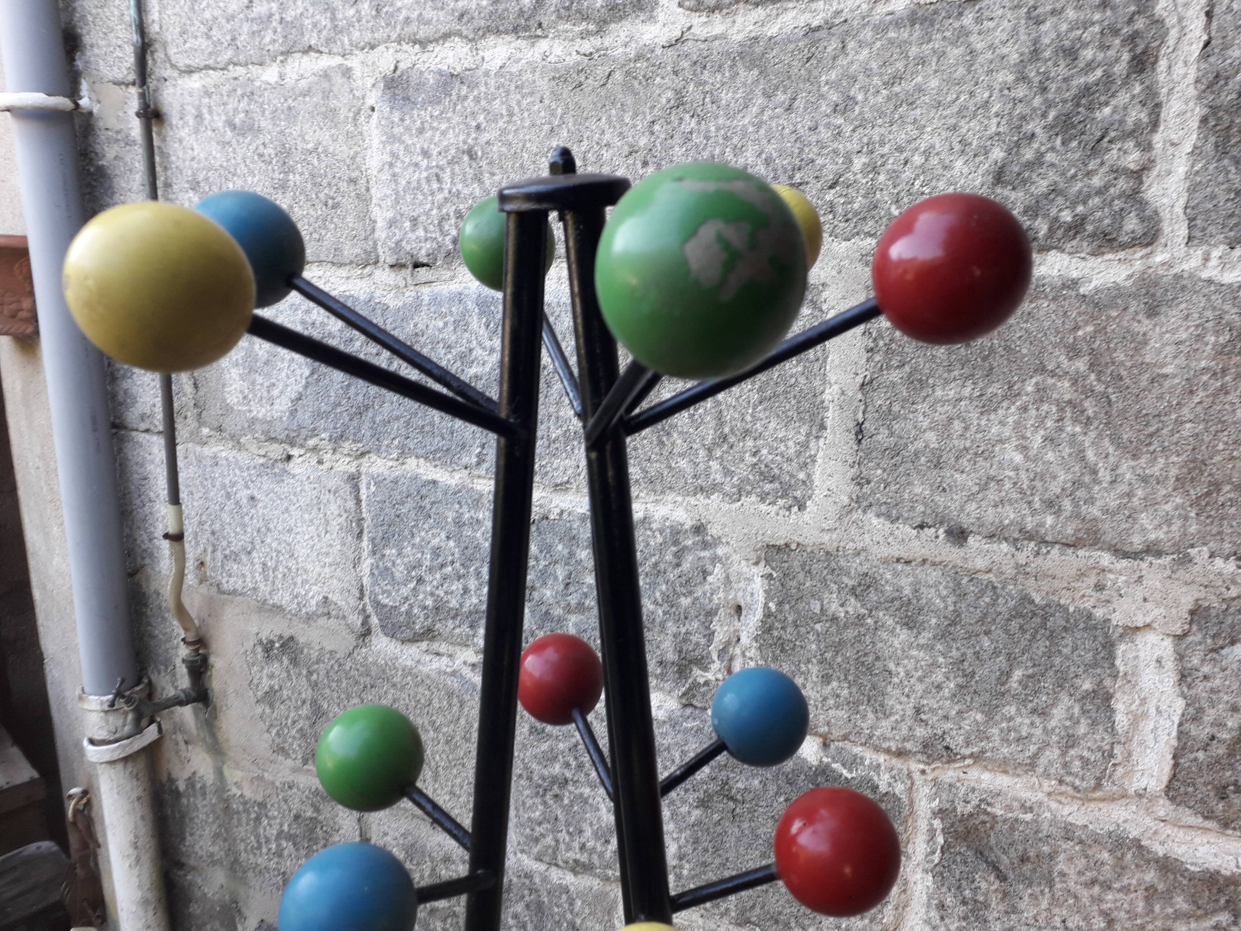 Vintage parrot coat rack