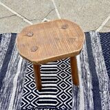 Brutalist stool-60s
