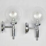 A pair of wall lamps, 1970s