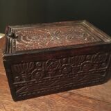 Indian teak spice box