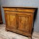 Buffet a doucine époque Louis Philippe en ronce de noyer