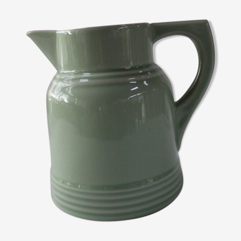 Old mint green pitcher