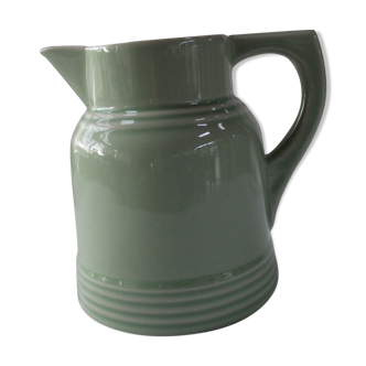 Old mint green pitcher