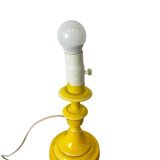 Miniature vintage yellow desk lamp