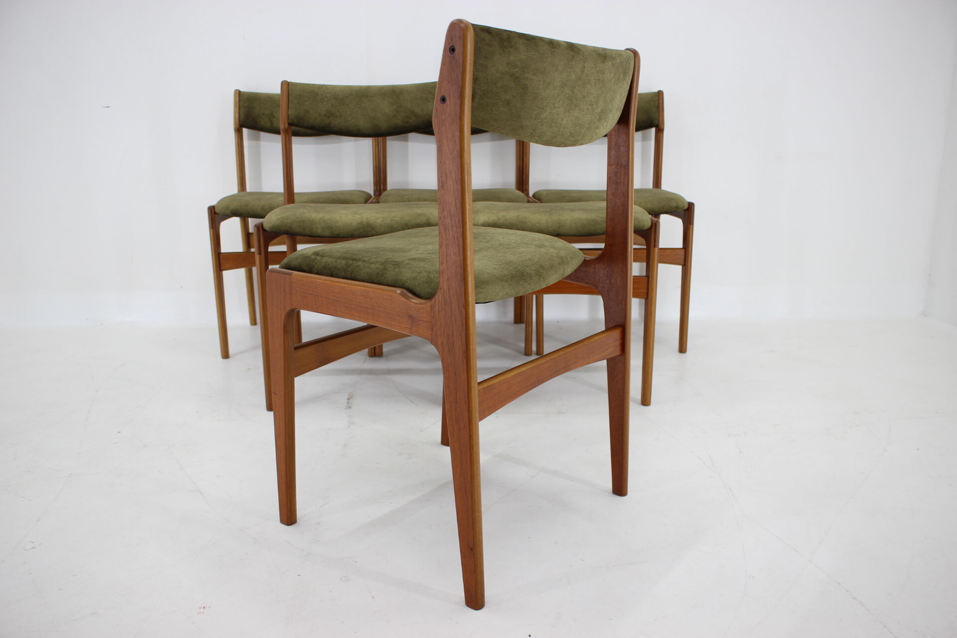 1960s Danish Teak Dining Chairs, Set of 6