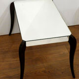 Mirror Art Deco coffee table - curved feet