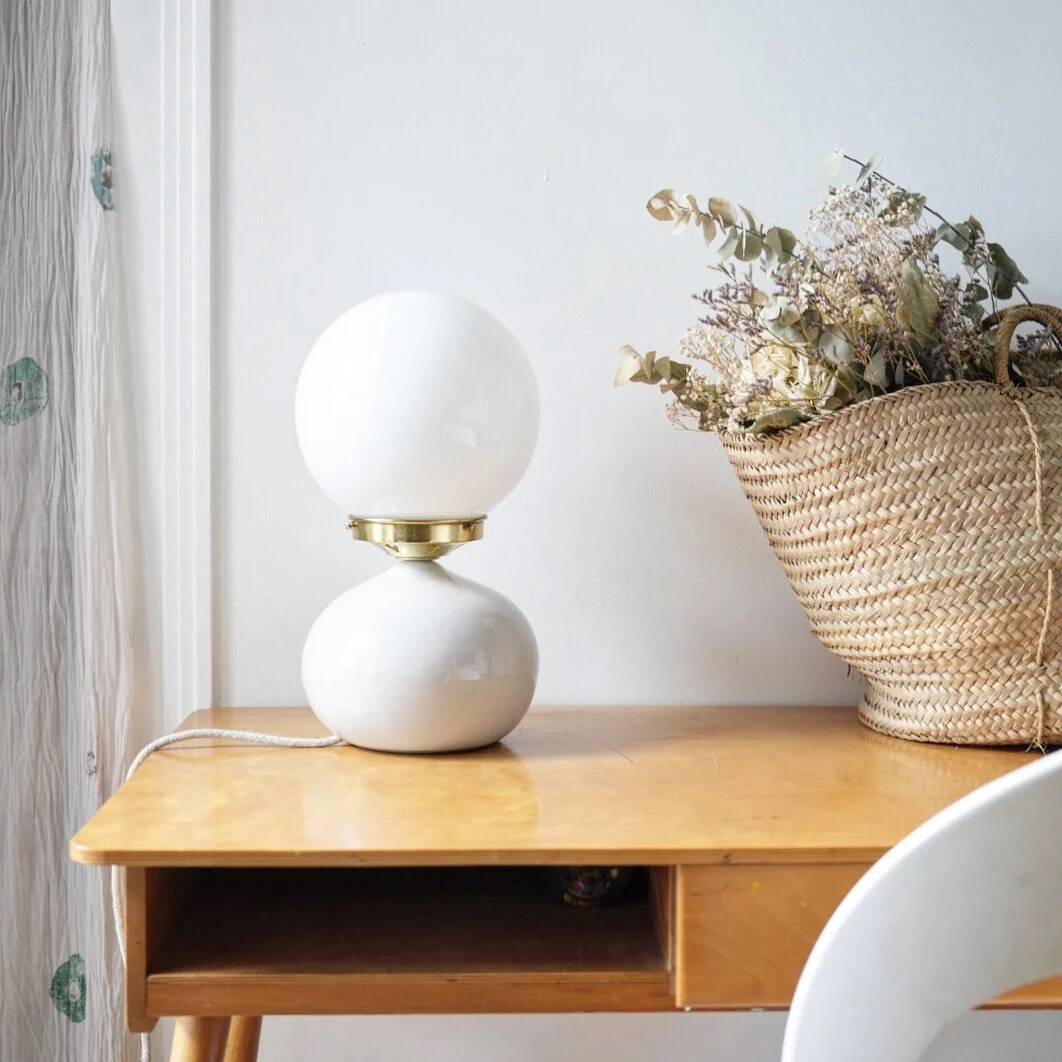 Lampes céramique & opaline