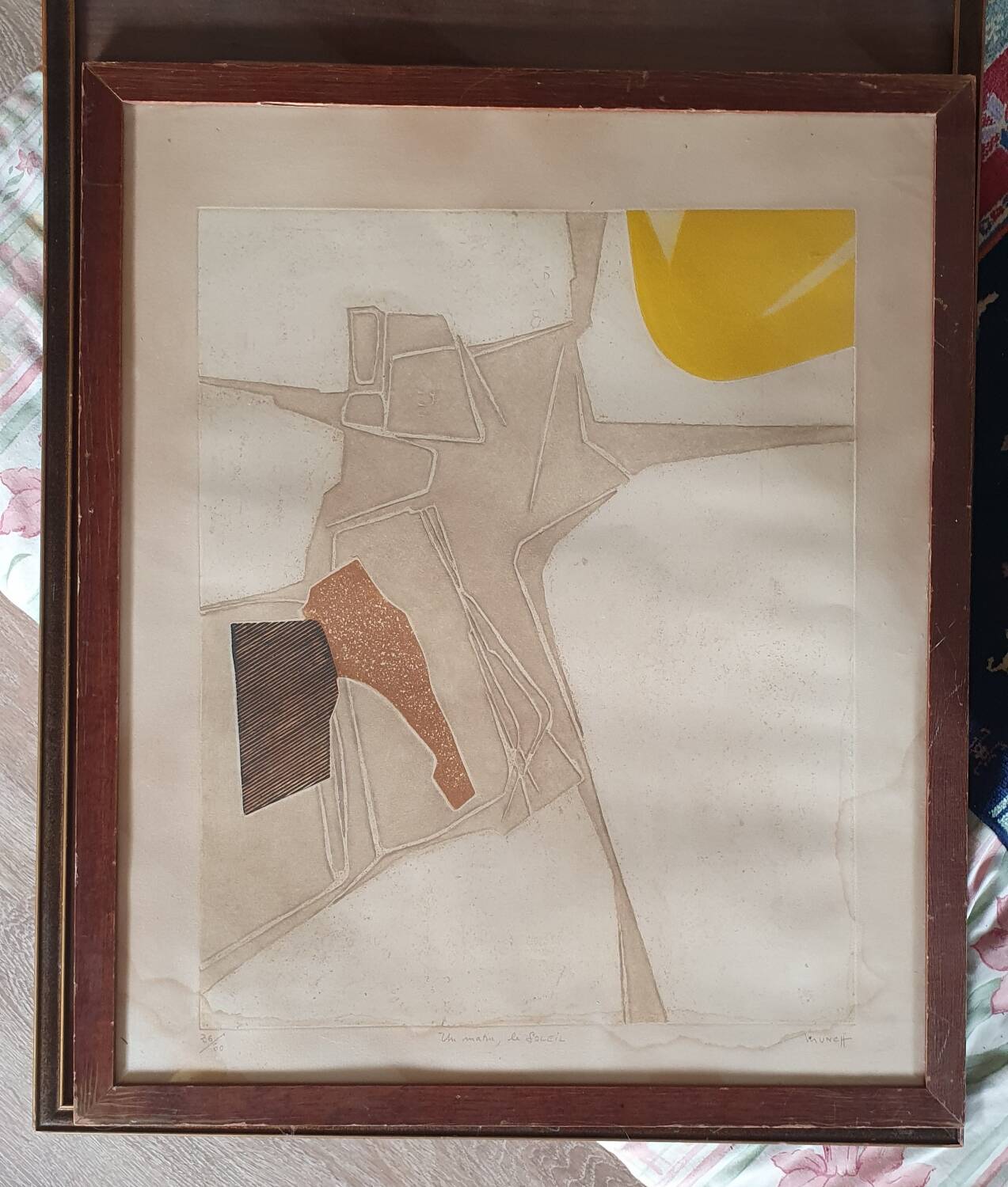 Lithograph Bernard Munch