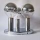 Rare Midcentury Flush Mount, Ceiling Lamp, Italy, 1970s